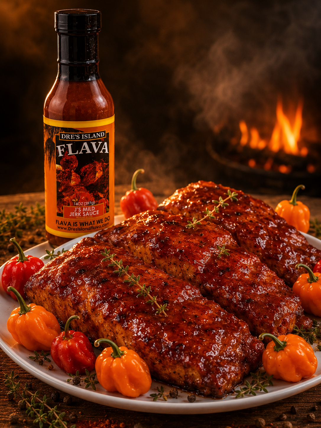 J’s Mild Jamaican Jerk Sauce product image