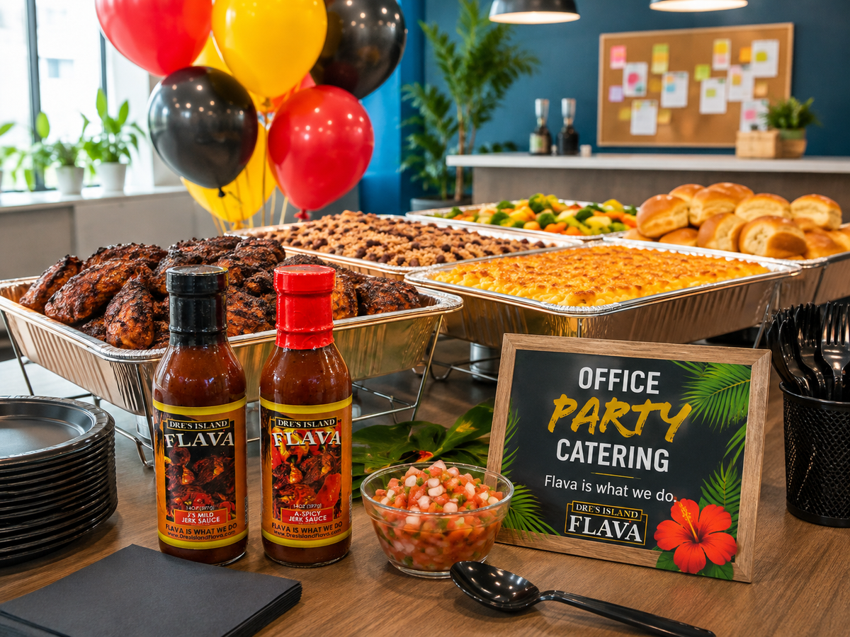 Dre’s Island Flava Office Luncheon Package