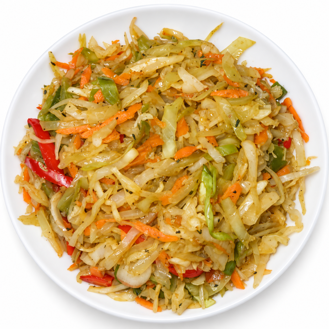 Dre’s Island Flava Steamed Cabbage