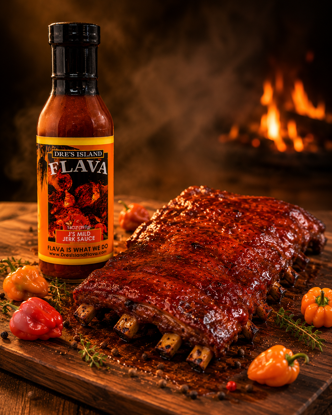 J’s Mild Jamaican Jerk Sauce product image