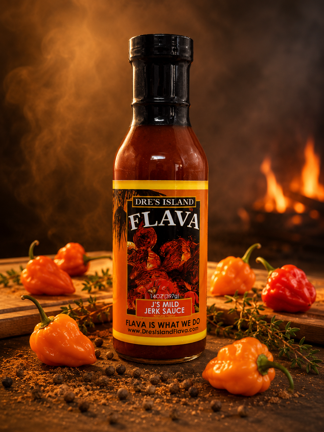J’s Mild Jamaican Jerk Sauce product image