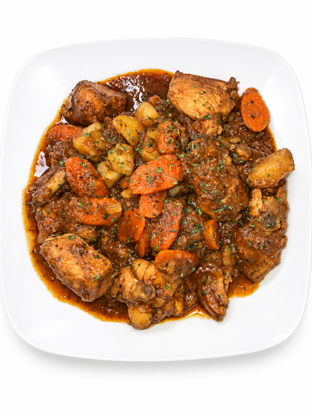 Boneless Brown Stew Chicken