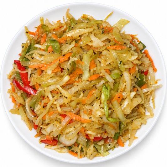 Dre’s Island Flava Steamed Cabbage